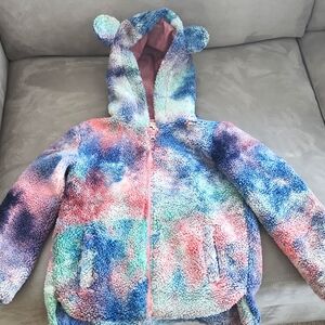 Tucker & Tate kids Animal Ear high pile hooded Fleece Jacket